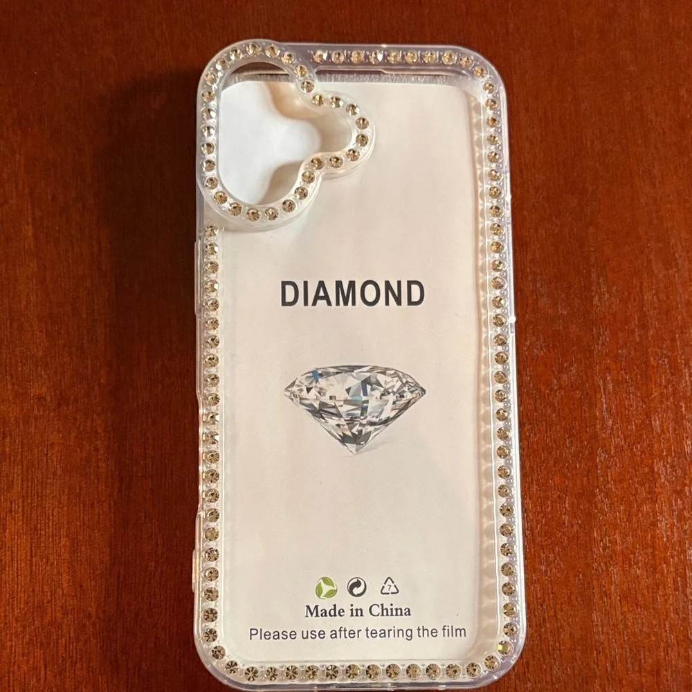 💎🆕💎 Diamond Supply Company Clear IPhone 17 Case with Rhinestone Accents